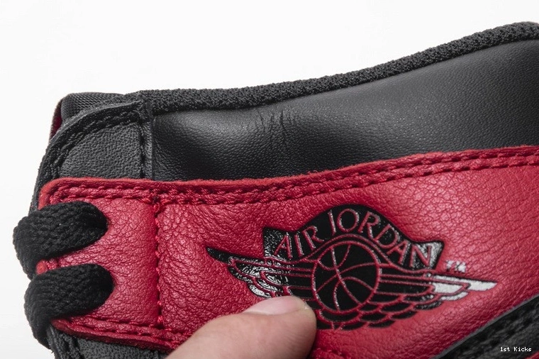 555088-001 Red Air 1 High Jordan Banned Black Retro  1226